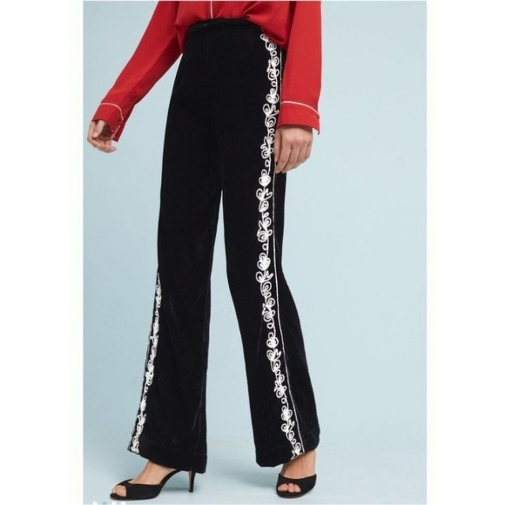 Raga Maddy Pants in Black Velvet